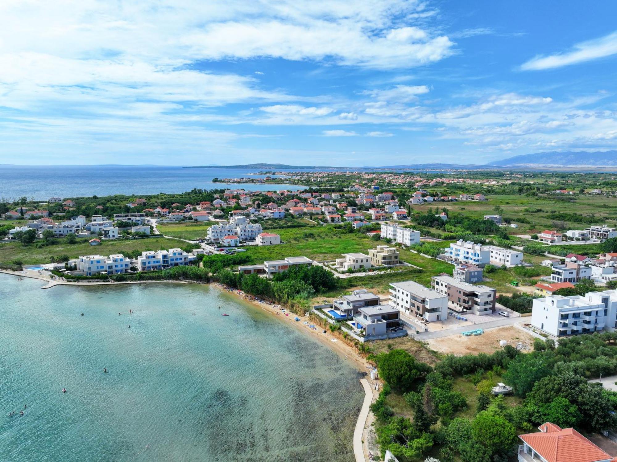 Deluxe Apartments Privlaka On The Sand ภายนอก รูปภาพ