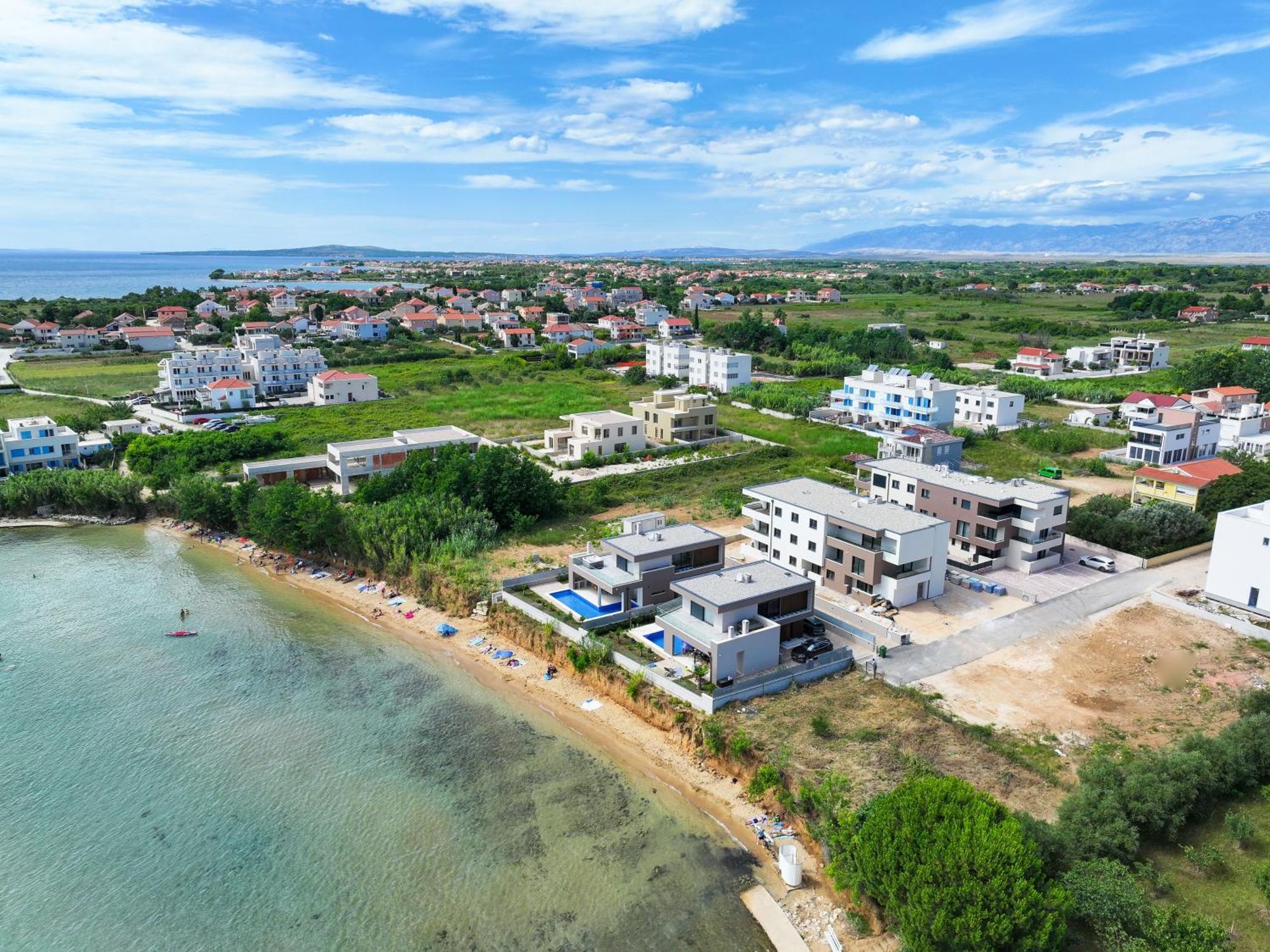 Deluxe Apartments Privlaka On The Sand ภายนอก รูปภาพ