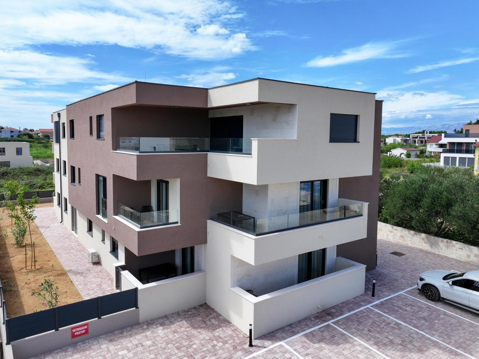 Deluxe Apartments Privlaka On The Sand ภายนอก รูปภาพ
