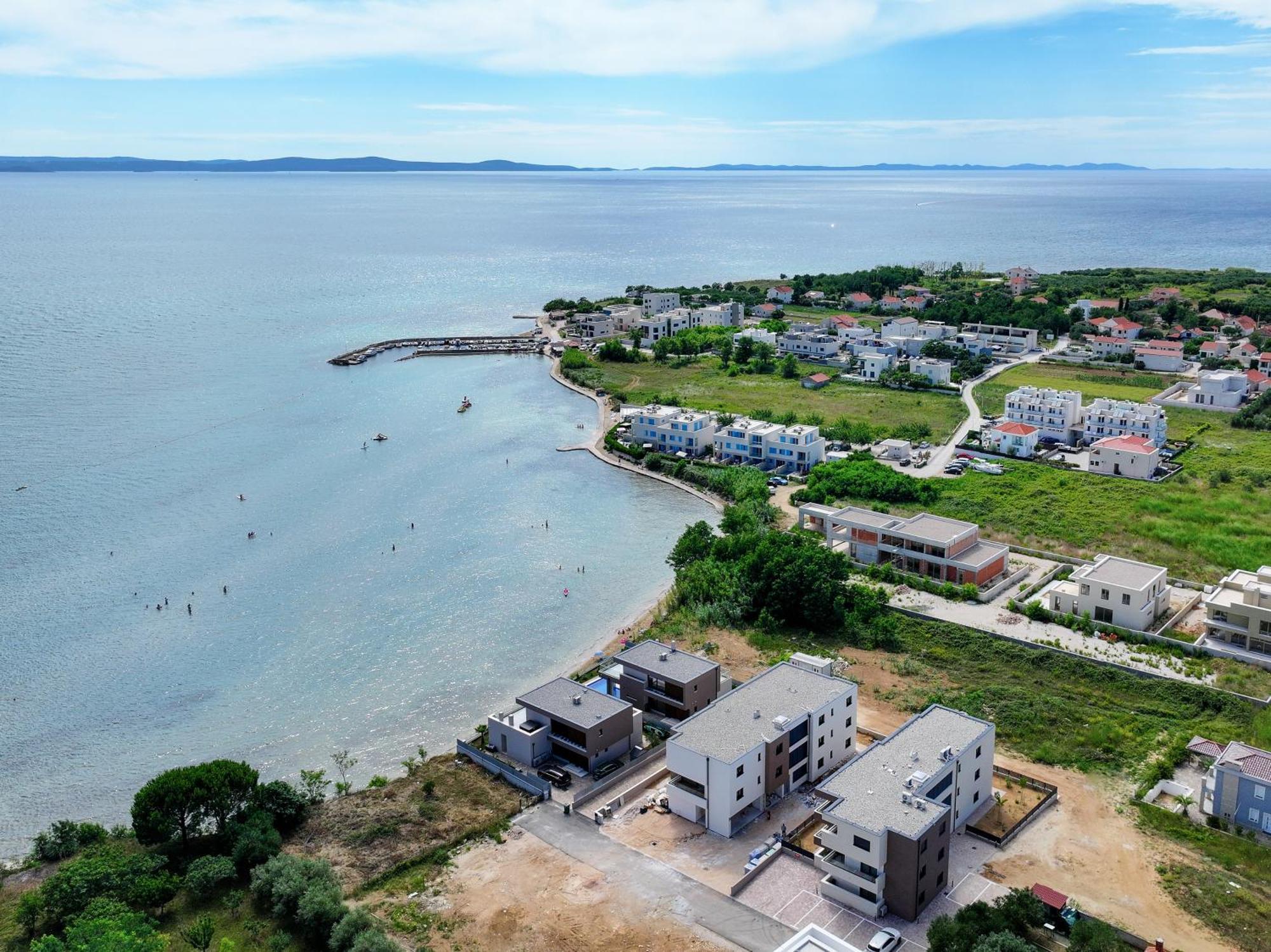 Deluxe Apartments Privlaka On The Sand ภายนอก รูปภาพ